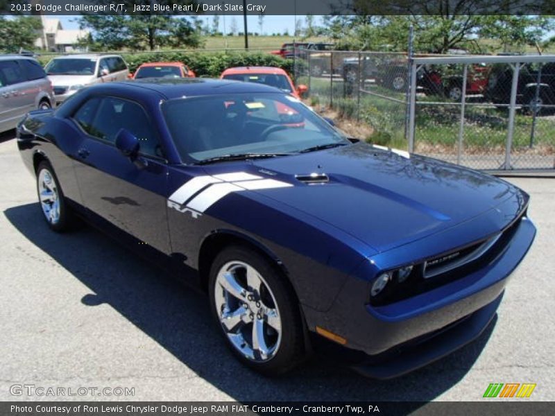Jazz Blue Pearl / Dark Slate Gray 2013 Dodge Challenger R/T