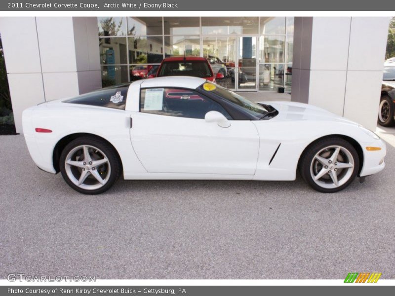 Arctic White / Ebony Black 2011 Chevrolet Corvette Coupe