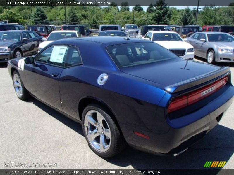 Jazz Blue Pearl / Dark Slate Gray 2013 Dodge Challenger R/T