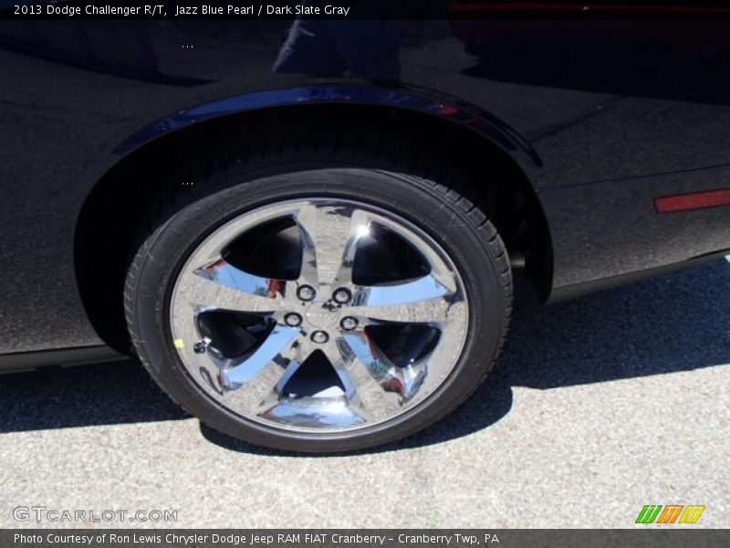 Jazz Blue Pearl / Dark Slate Gray 2013 Dodge Challenger R/T