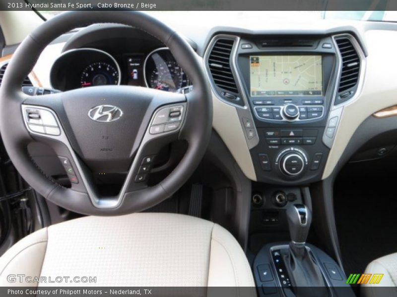 Cabo Bronze / Beige 2013 Hyundai Santa Fe Sport