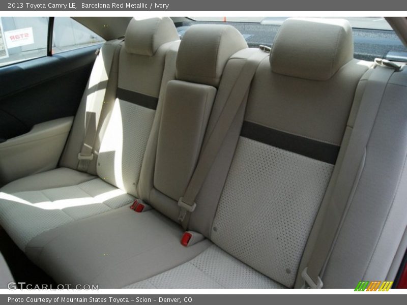 Barcelona Red Metallic / Ivory 2013 Toyota Camry LE