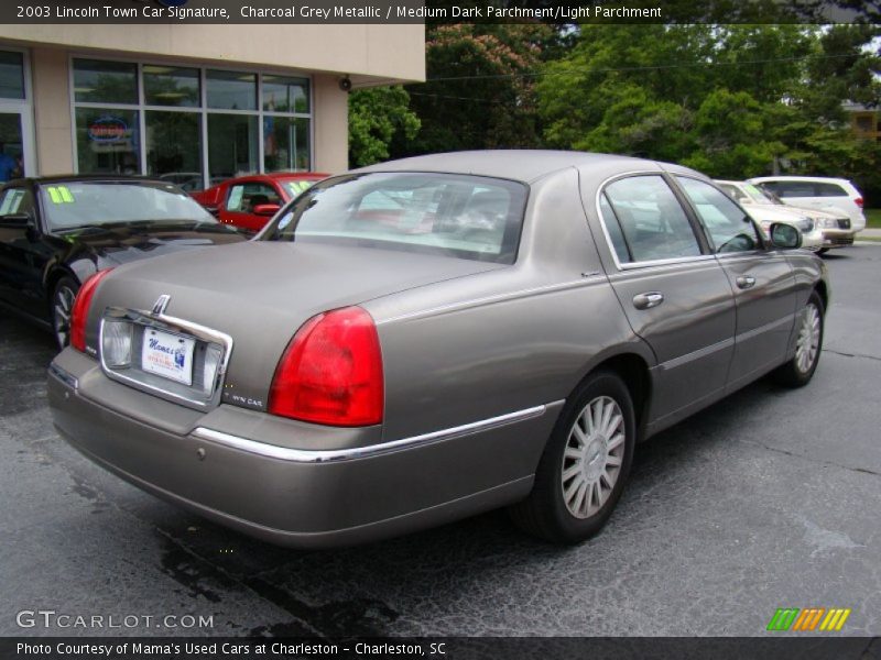 Charcoal Grey Metallic / Medium Dark Parchment/Light Parchment 2003 Lincoln Town Car Signature