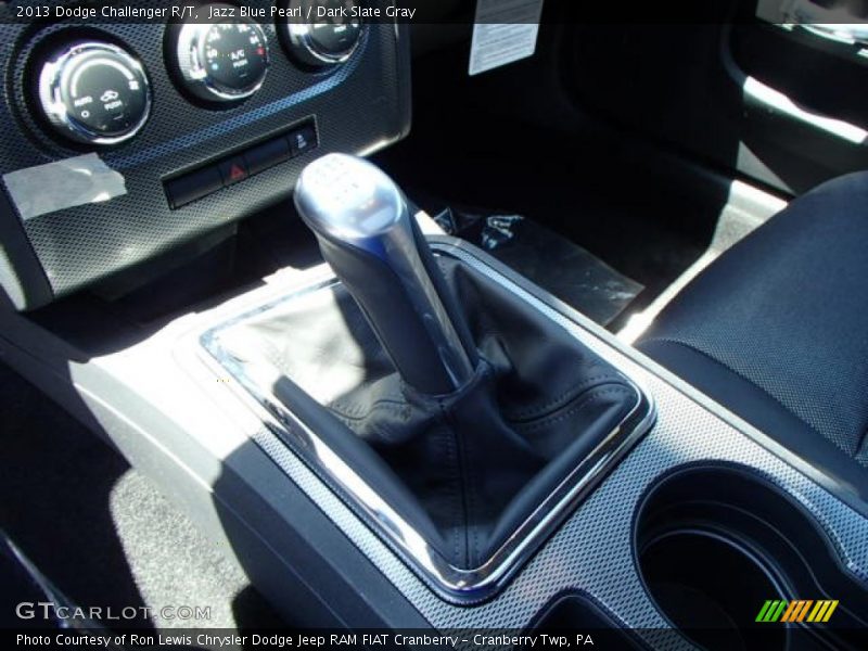 Jazz Blue Pearl / Dark Slate Gray 2013 Dodge Challenger R/T
