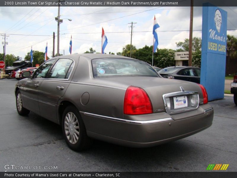 Charcoal Grey Metallic / Medium Dark Parchment/Light Parchment 2003 Lincoln Town Car Signature