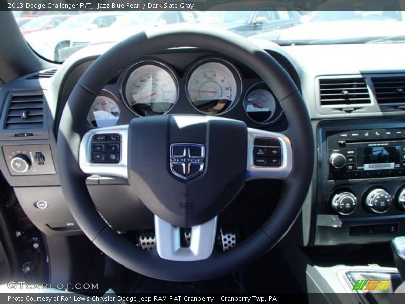 Jazz Blue Pearl / Dark Slate Gray 2013 Dodge Challenger R/T