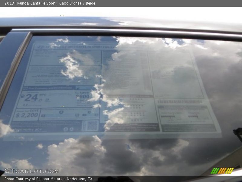 Cabo Bronze / Beige 2013 Hyundai Santa Fe Sport