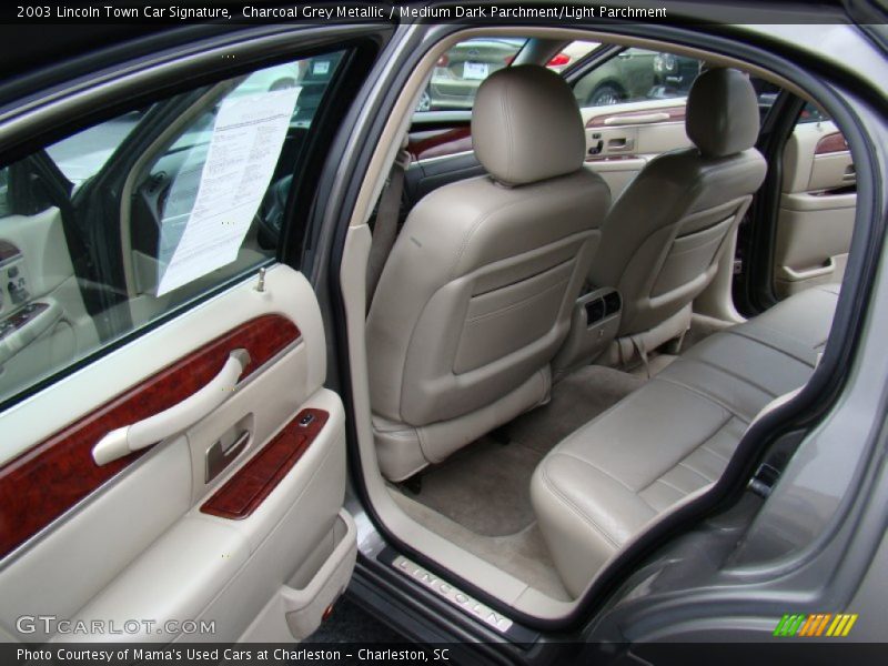 Charcoal Grey Metallic / Medium Dark Parchment/Light Parchment 2003 Lincoln Town Car Signature