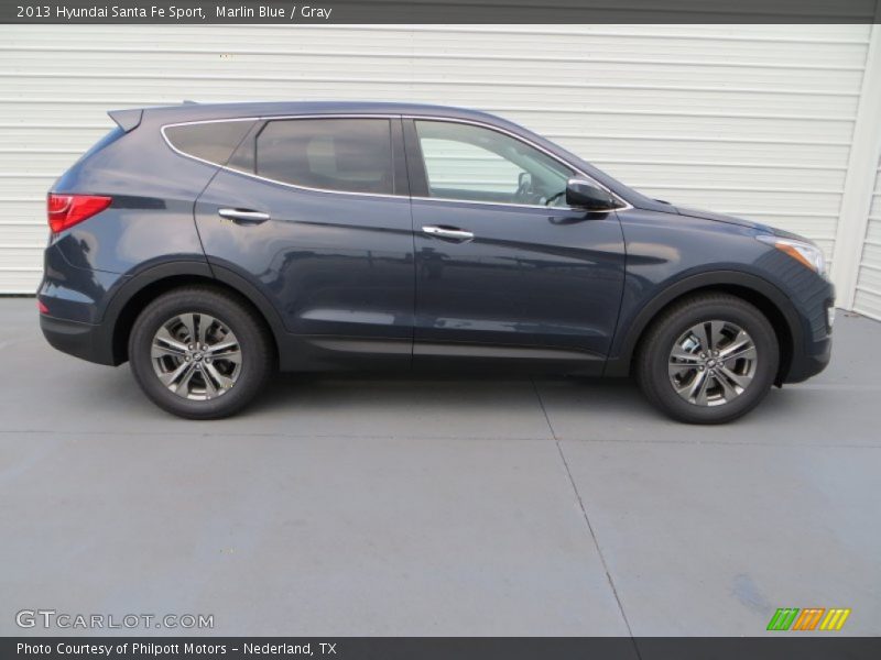 Marlin Blue / Gray 2013 Hyundai Santa Fe Sport