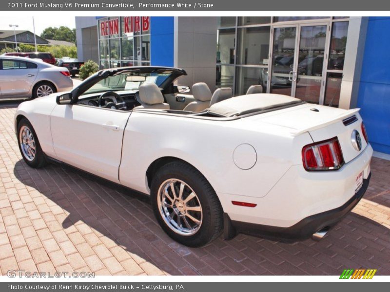 Performance White / Stone 2011 Ford Mustang V6 Premium Convertible
