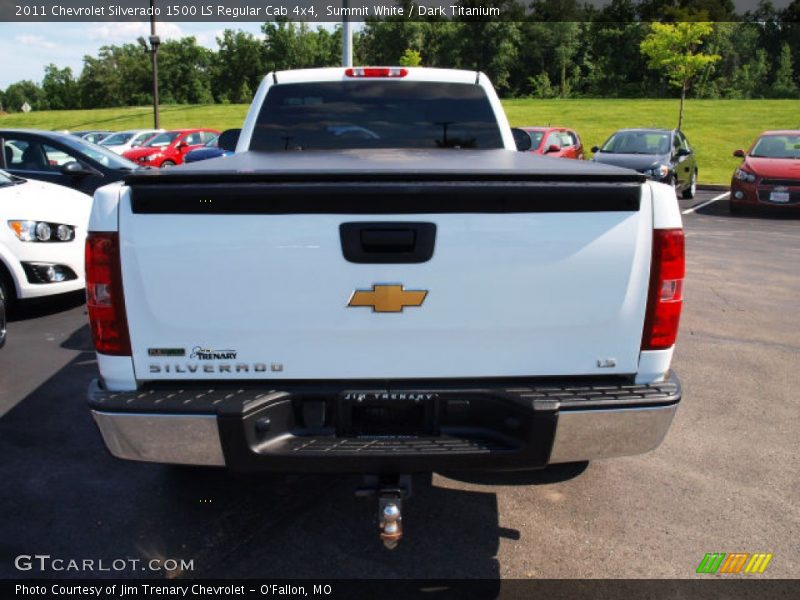 Summit White / Dark Titanium 2011 Chevrolet Silverado 1500 LS Regular Cab 4x4