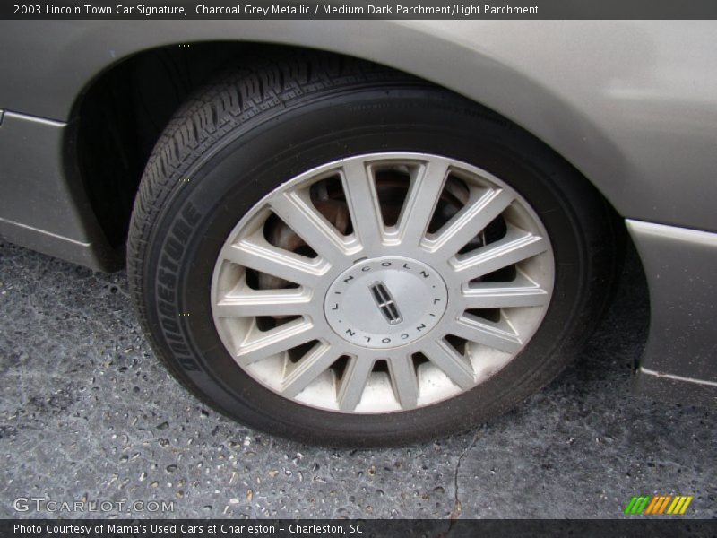Charcoal Grey Metallic / Medium Dark Parchment/Light Parchment 2003 Lincoln Town Car Signature