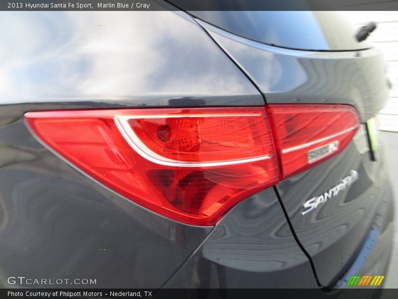 Marlin Blue / Gray 2013 Hyundai Santa Fe Sport