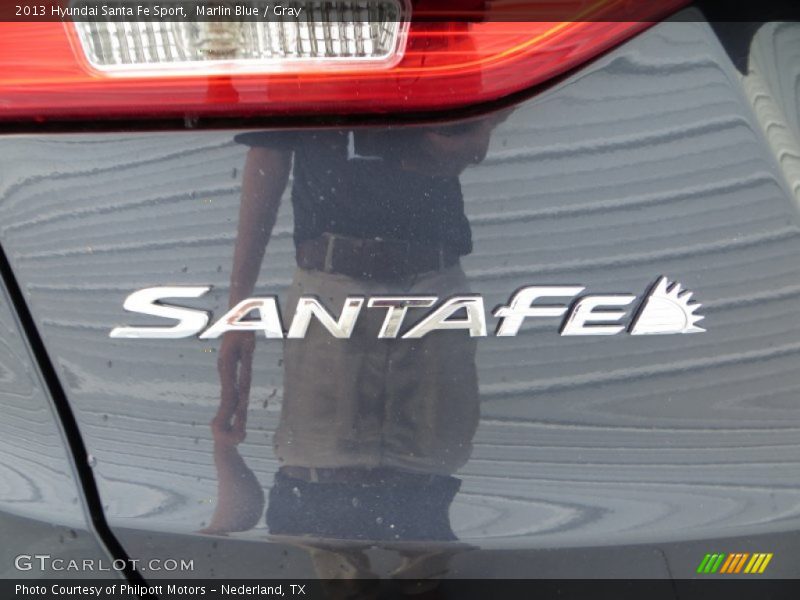 Marlin Blue / Gray 2013 Hyundai Santa Fe Sport