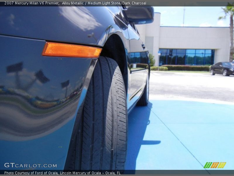 Alloy Metallic / Medium Light Stone/Dark Charcoal 2007 Mercury Milan V6 Premier