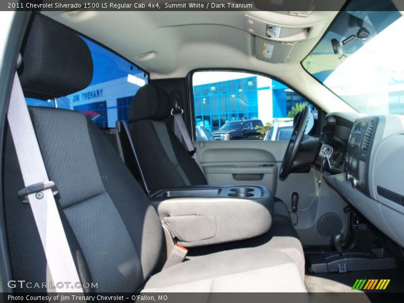 Summit White / Dark Titanium 2011 Chevrolet Silverado 1500 LS Regular Cab 4x4