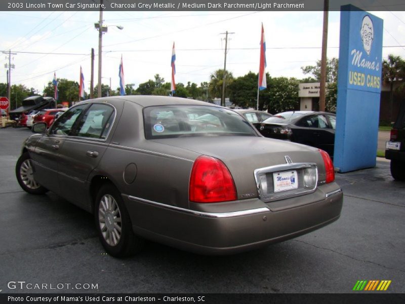 Charcoal Grey Metallic / Medium Dark Parchment/Light Parchment 2003 Lincoln Town Car Signature