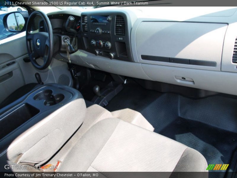 Summit White / Dark Titanium 2011 Chevrolet Silverado 1500 LS Regular Cab 4x4