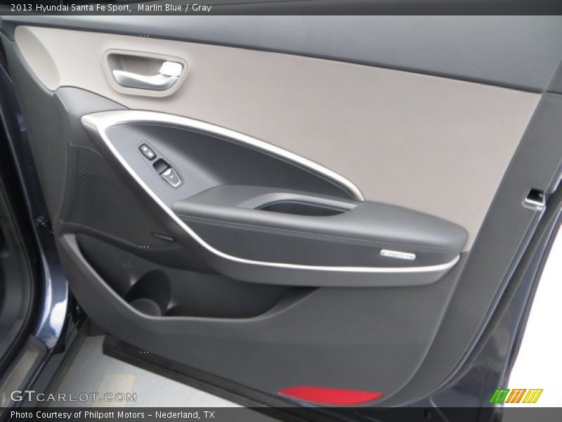 Marlin Blue / Gray 2013 Hyundai Santa Fe Sport