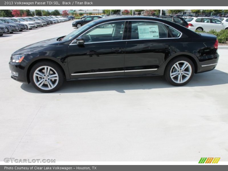 Black / Titan Black 2013 Volkswagen Passat TDI SEL