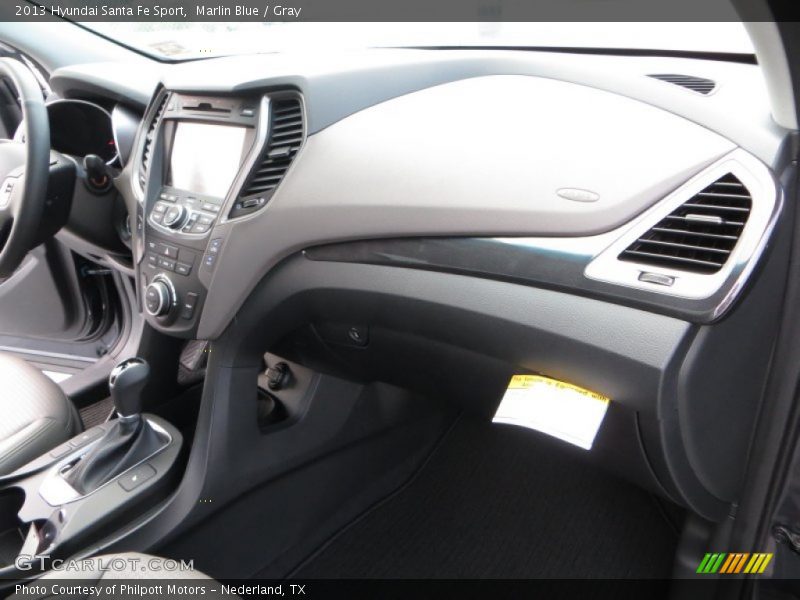 Marlin Blue / Gray 2013 Hyundai Santa Fe Sport