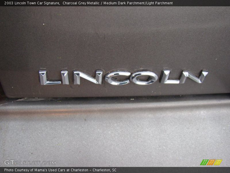 Charcoal Grey Metallic / Medium Dark Parchment/Light Parchment 2003 Lincoln Town Car Signature