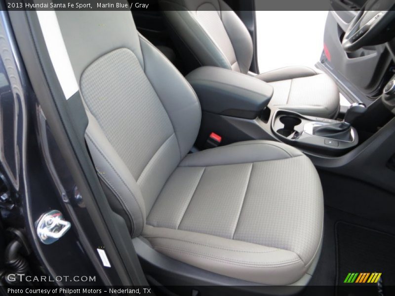 Marlin Blue / Gray 2013 Hyundai Santa Fe Sport