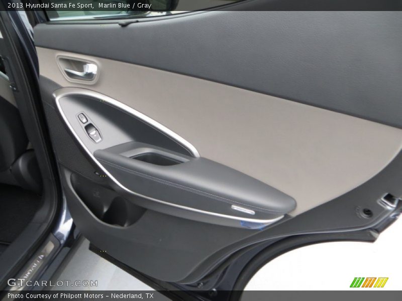 Marlin Blue / Gray 2013 Hyundai Santa Fe Sport