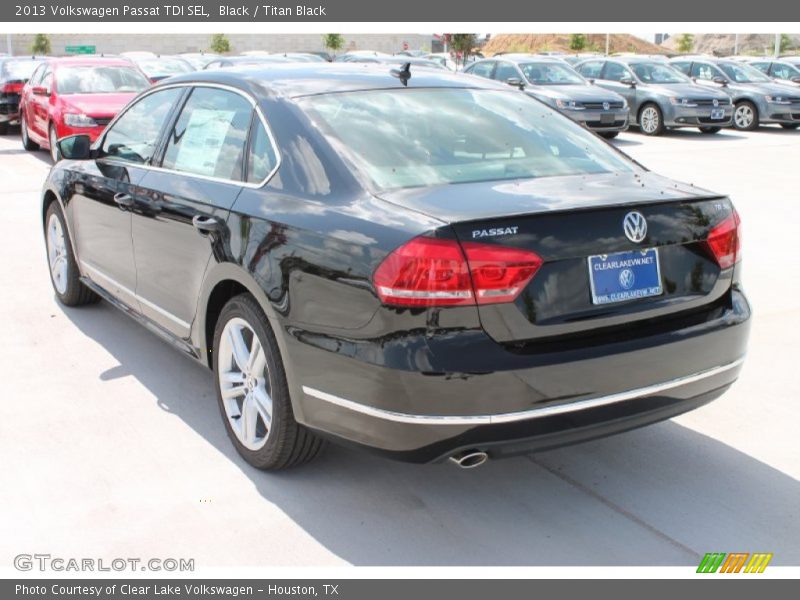 Black / Titan Black 2013 Volkswagen Passat TDI SEL