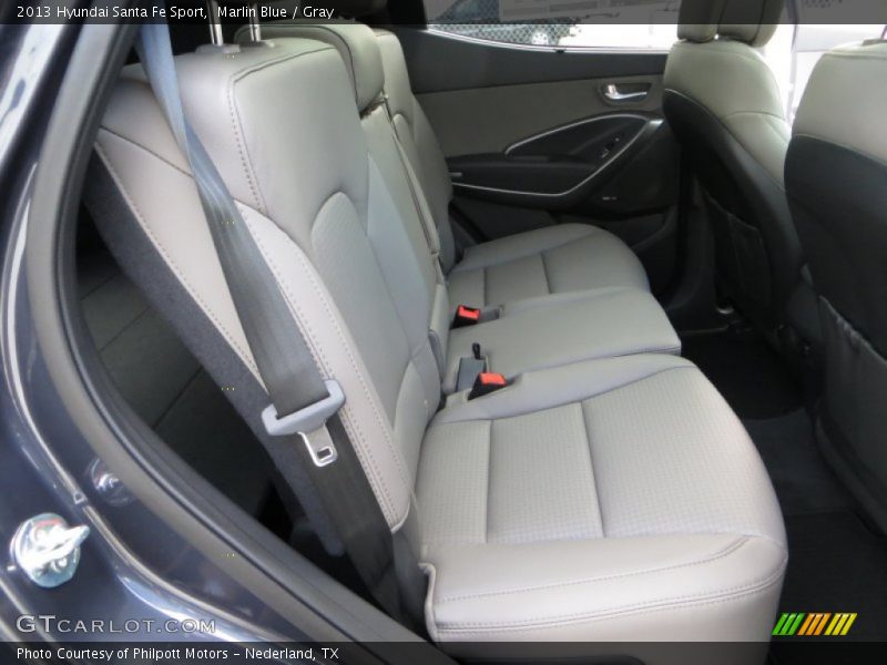 Marlin Blue / Gray 2013 Hyundai Santa Fe Sport
