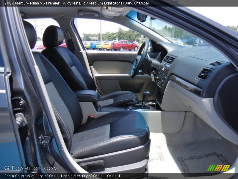 Alloy Metallic / Medium Light Stone/Dark Charcoal 2007 Mercury Milan V6 Premier
