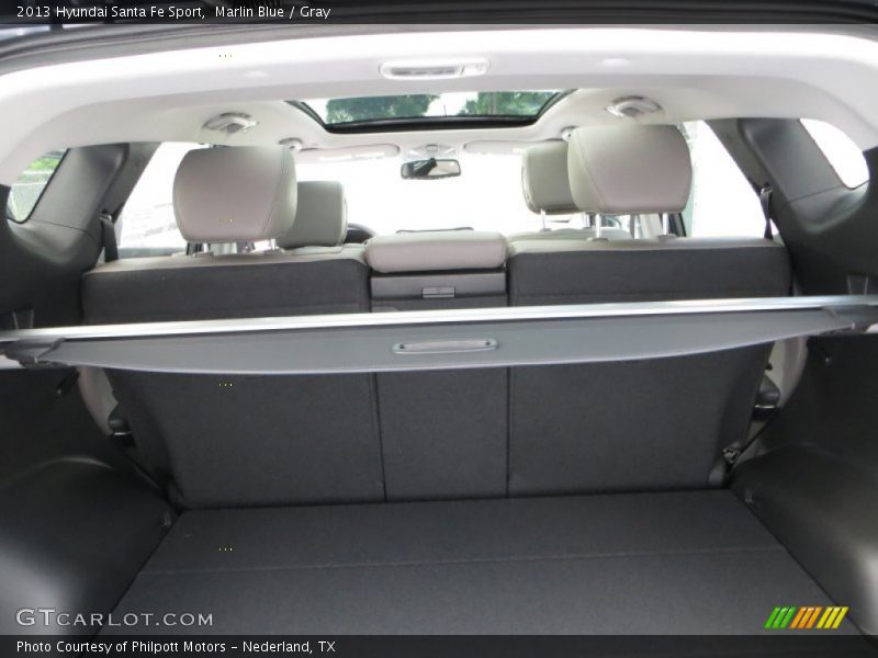 Marlin Blue / Gray 2013 Hyundai Santa Fe Sport