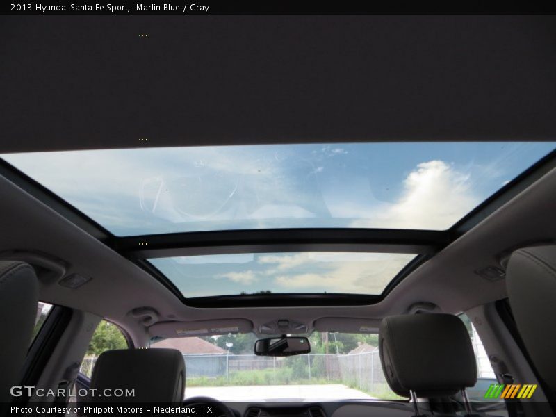 Marlin Blue / Gray 2013 Hyundai Santa Fe Sport