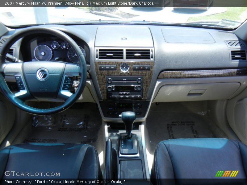 Alloy Metallic / Medium Light Stone/Dark Charcoal 2007 Mercury Milan V6 Premier