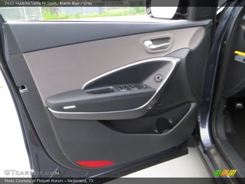 Marlin Blue / Gray 2013 Hyundai Santa Fe Sport