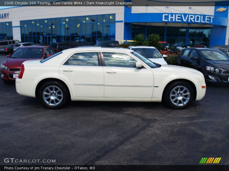 Cool Vanilla White / Dark Khaki/Light Graystone 2008 Chrysler 300 Touring