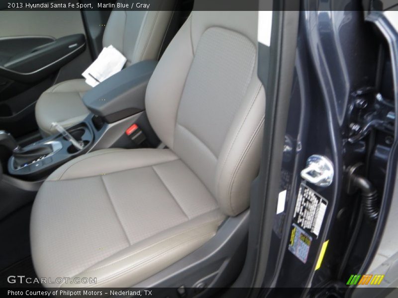 Marlin Blue / Gray 2013 Hyundai Santa Fe Sport