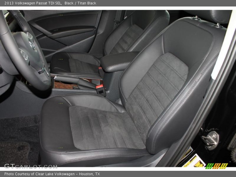 Black / Titan Black 2013 Volkswagen Passat TDI SEL