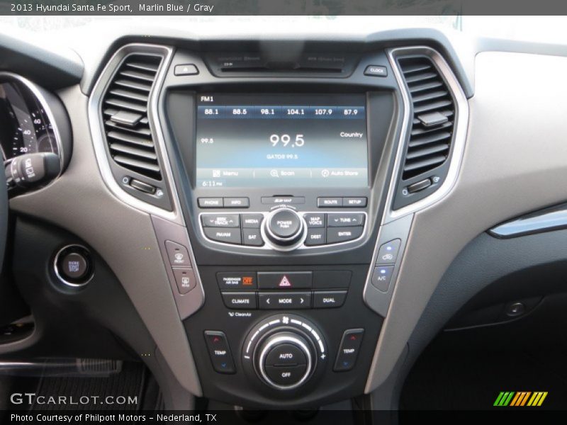 Marlin Blue / Gray 2013 Hyundai Santa Fe Sport