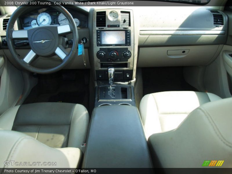 Cool Vanilla White / Dark Khaki/Light Graystone 2008 Chrysler 300 Touring