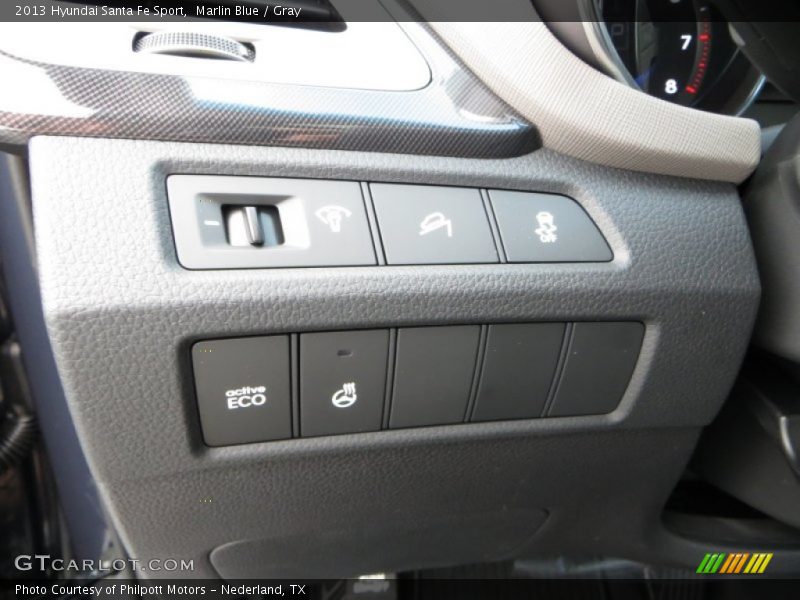 Marlin Blue / Gray 2013 Hyundai Santa Fe Sport