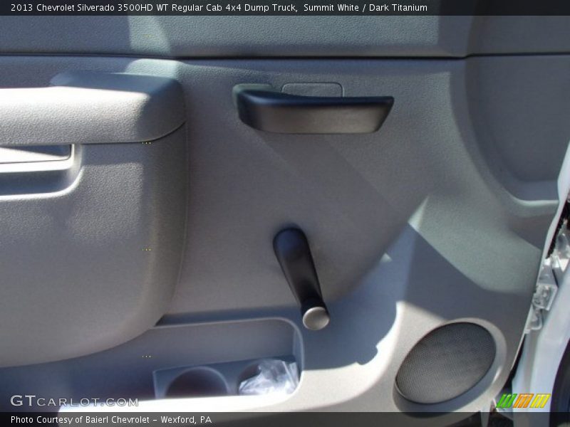 Summit White / Dark Titanium 2013 Chevrolet Silverado 3500HD WT Regular Cab 4x4 Dump Truck