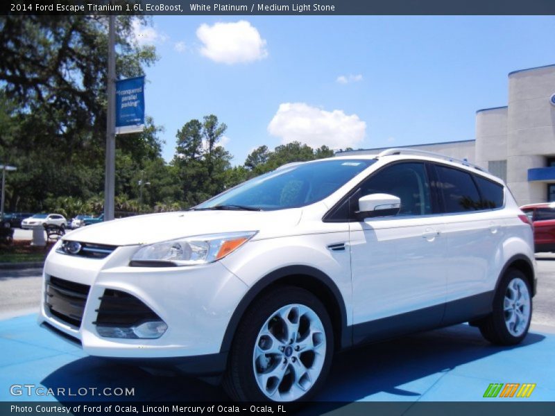 Front 3/4 View of 2014 Escape Titanium 1.6L EcoBoost