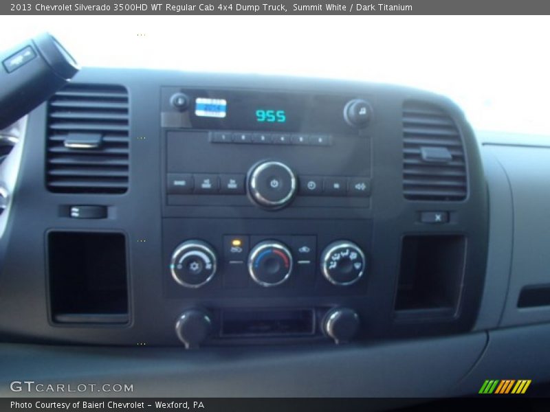 Summit White / Dark Titanium 2013 Chevrolet Silverado 3500HD WT Regular Cab 4x4 Dump Truck