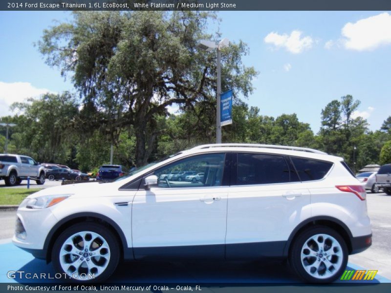  2014 Escape Titanium 1.6L EcoBoost White Platinum