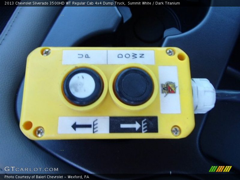 Summit White / Dark Titanium 2013 Chevrolet Silverado 3500HD WT Regular Cab 4x4 Dump Truck