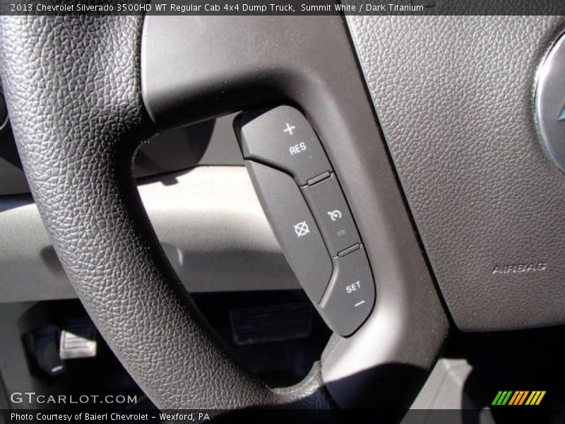 Summit White / Dark Titanium 2013 Chevrolet Silverado 3500HD WT Regular Cab 4x4 Dump Truck