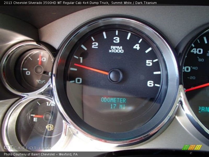 Summit White / Dark Titanium 2013 Chevrolet Silverado 3500HD WT Regular Cab 4x4 Dump Truck