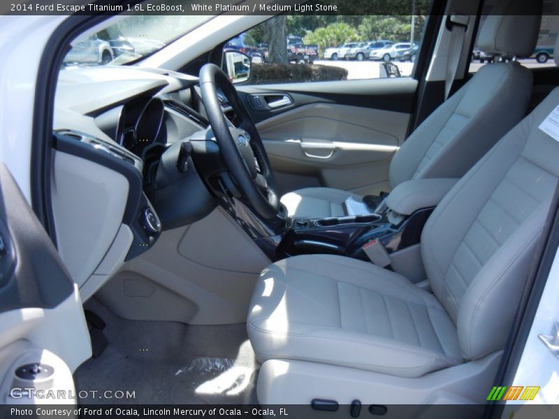 Front Seat of 2014 Escape Titanium 1.6L EcoBoost