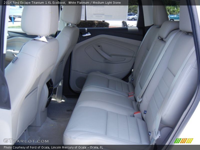 Rear Seat of 2014 Escape Titanium 1.6L EcoBoost